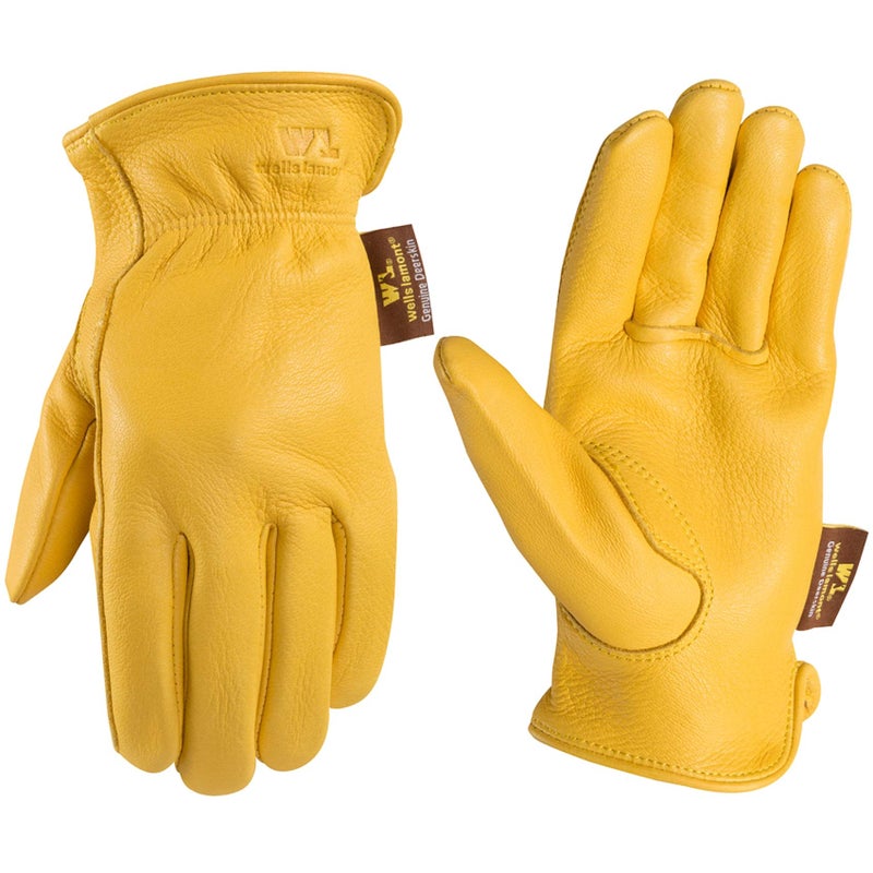 Wells Lamont Menâ€™s Deerskin Leather Driving Gloves, 100% Full Grain Deerskin with Keystone Thumb, Soft and Flexible Fit for Light-Duty Work and All-Day Comfort - Image 1